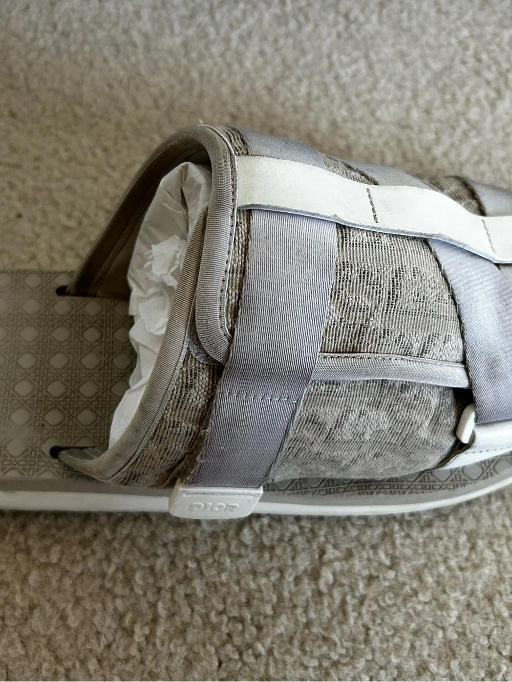 Dior Alpha slides men size 11 authentic